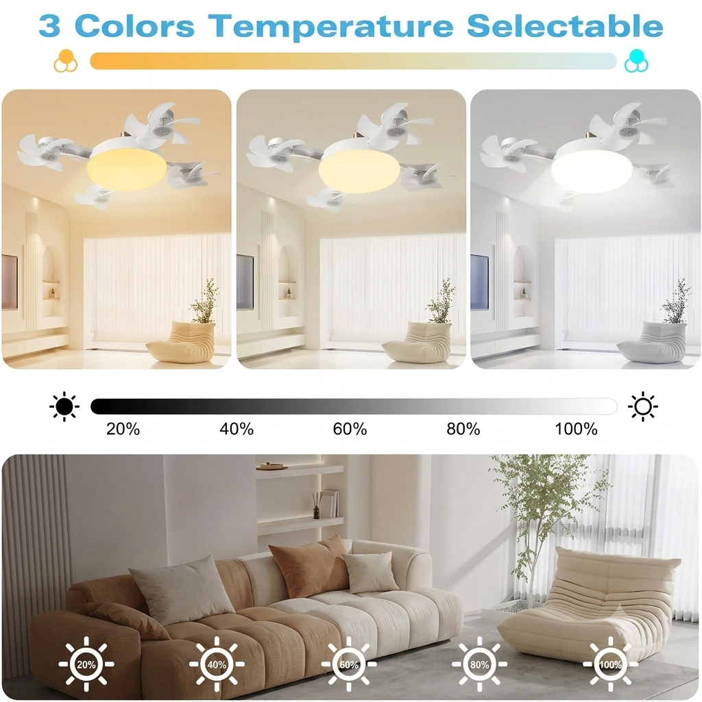 F4- Multifunctional Fan+Light