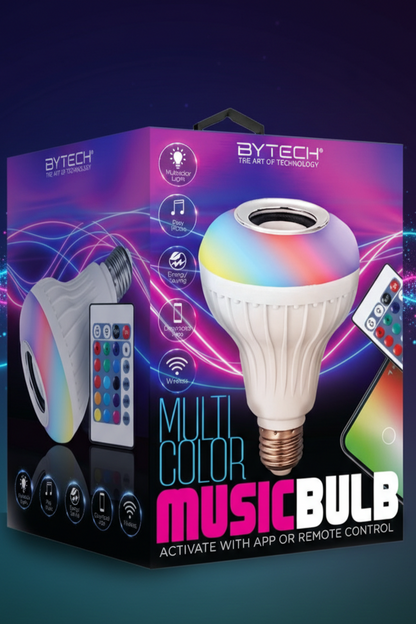 🎶💡LED Music Bulb With Remote🎶💡 (PREMIUM QUALITY)