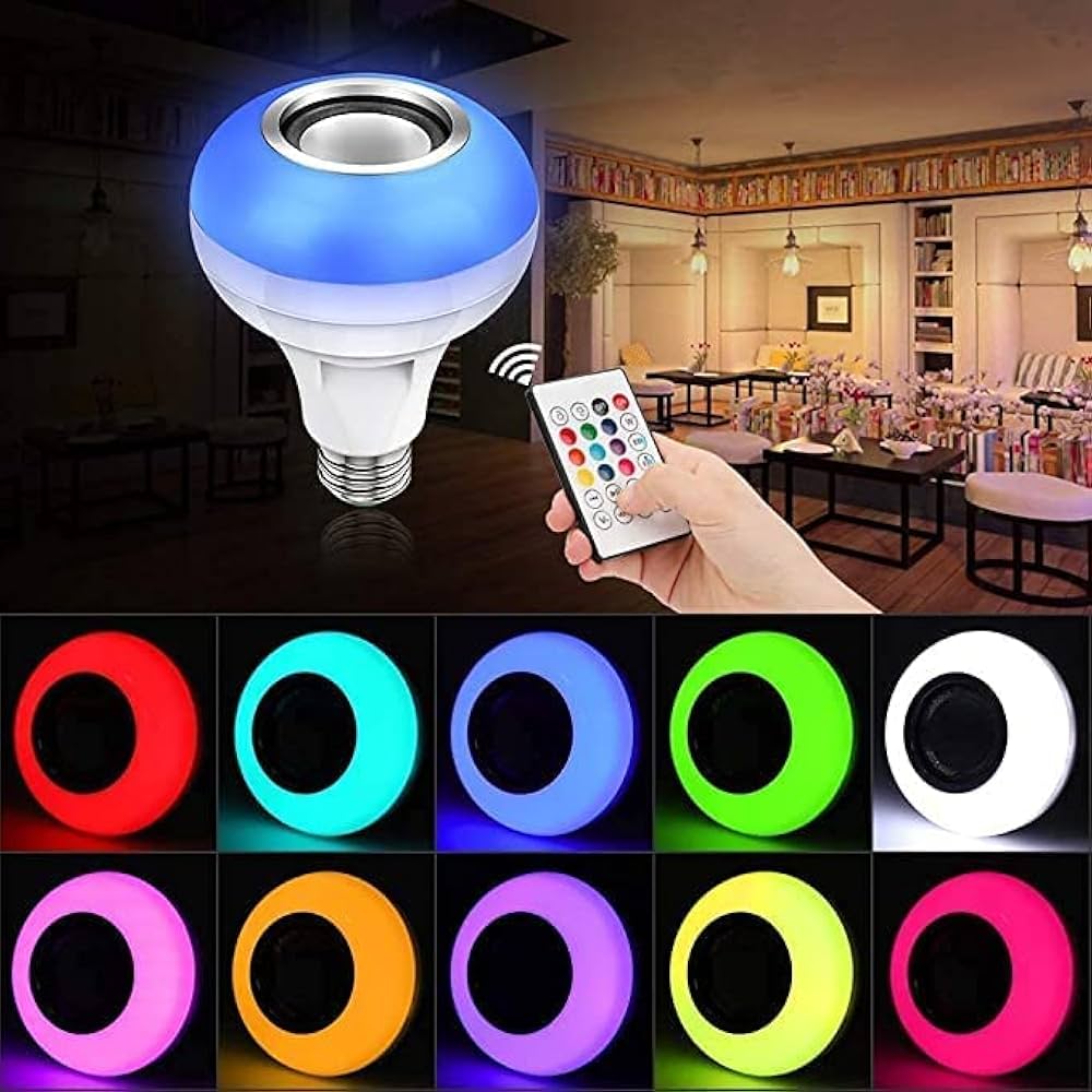 🎶💡LED Music Bulb With Remote🎶💡 (PREMIUM QUALITY)