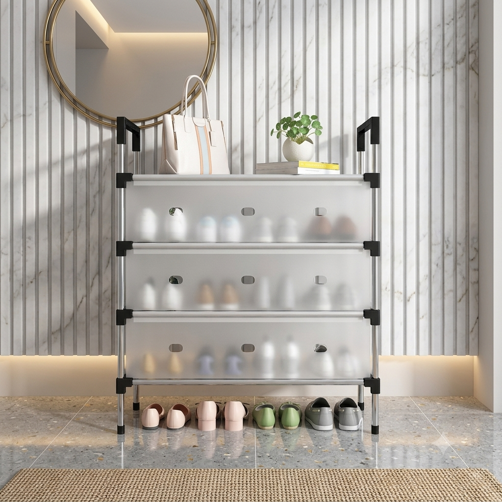 Ultra-Slim Multi-Tier Shoe Storage Rack & Organizer🏠