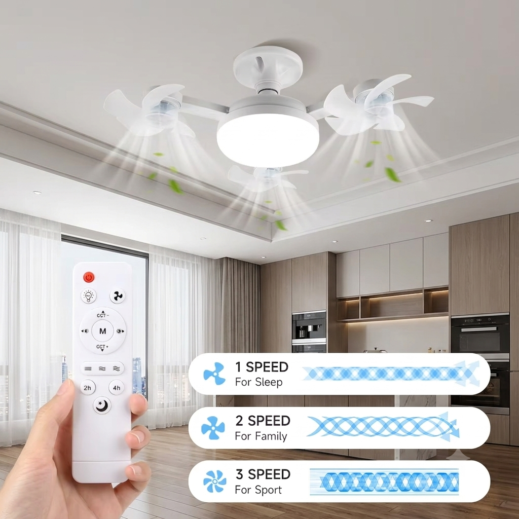 F4- Multifunctional Fan+Light