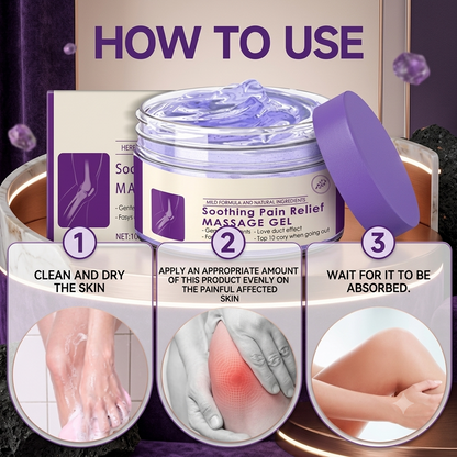 Soothing Pain Relief Massage Gel 💯 Herbal 🌿Buy 1 Get 1 FREE 🎁