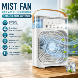 3-in-1 Cold Air Mist Cooler Fan💨🧊