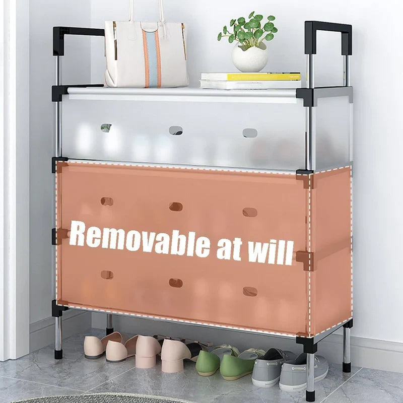 Ultra-Slim Multi-Tier Shoe Storage Rack & Organizer🏠