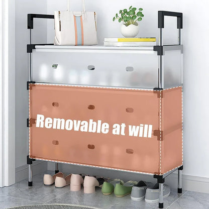 Ultra-Slim Multi-Tier Shoe Storage Rack & Organizer🏠