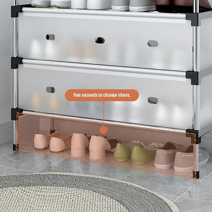 Ultra-Slim Multi-Tier Shoe Storage Rack & Organizer🏠