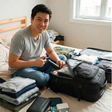 Traveling Bag Vacuum Compression With Air Pump 🧳🔒 Waterproof Oxford Fabric 🌧️💪