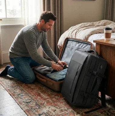 Traveling Bag Vacuum Compression With Air Pump 🧳🔒 Waterproof Oxford Fabric 🌧️💪