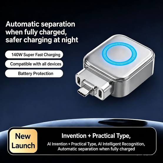 USB-C Auto Eject Charging Adapter-140W ⚡