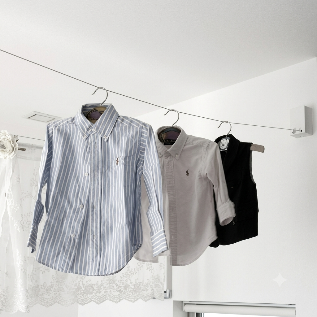 Retractable Indoor Clothesline ✨13.8 feet