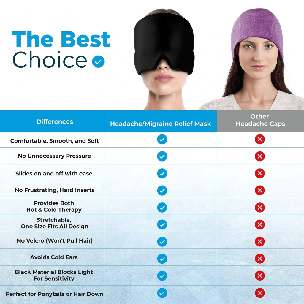 Instant Migraine Relief Cold Cap✨Premium Quality